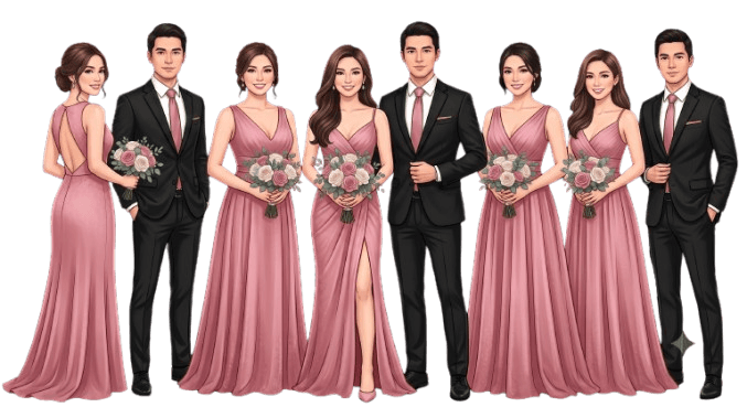 Bridal party attire guide